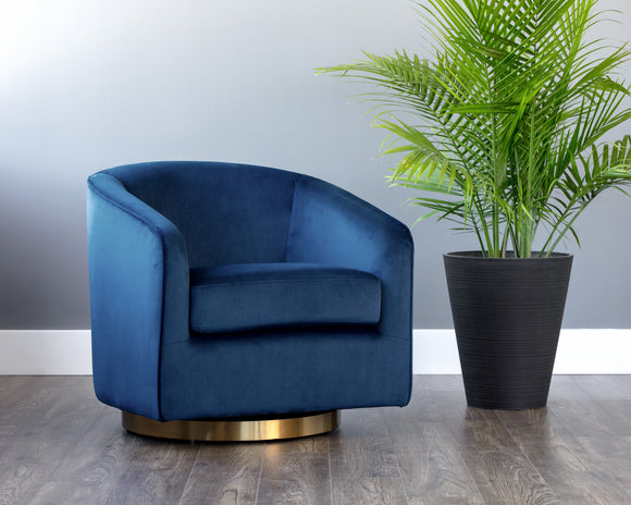 Hazel Swivel Lounge Armchair