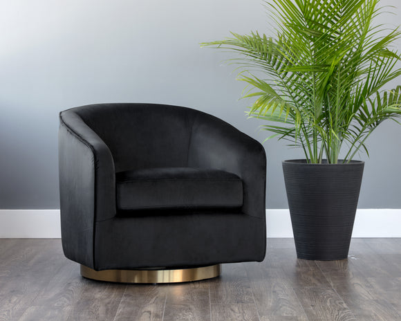 Hazel Swivel Lounge Armchair