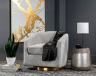 Hazel Swivel Lounge Armchair