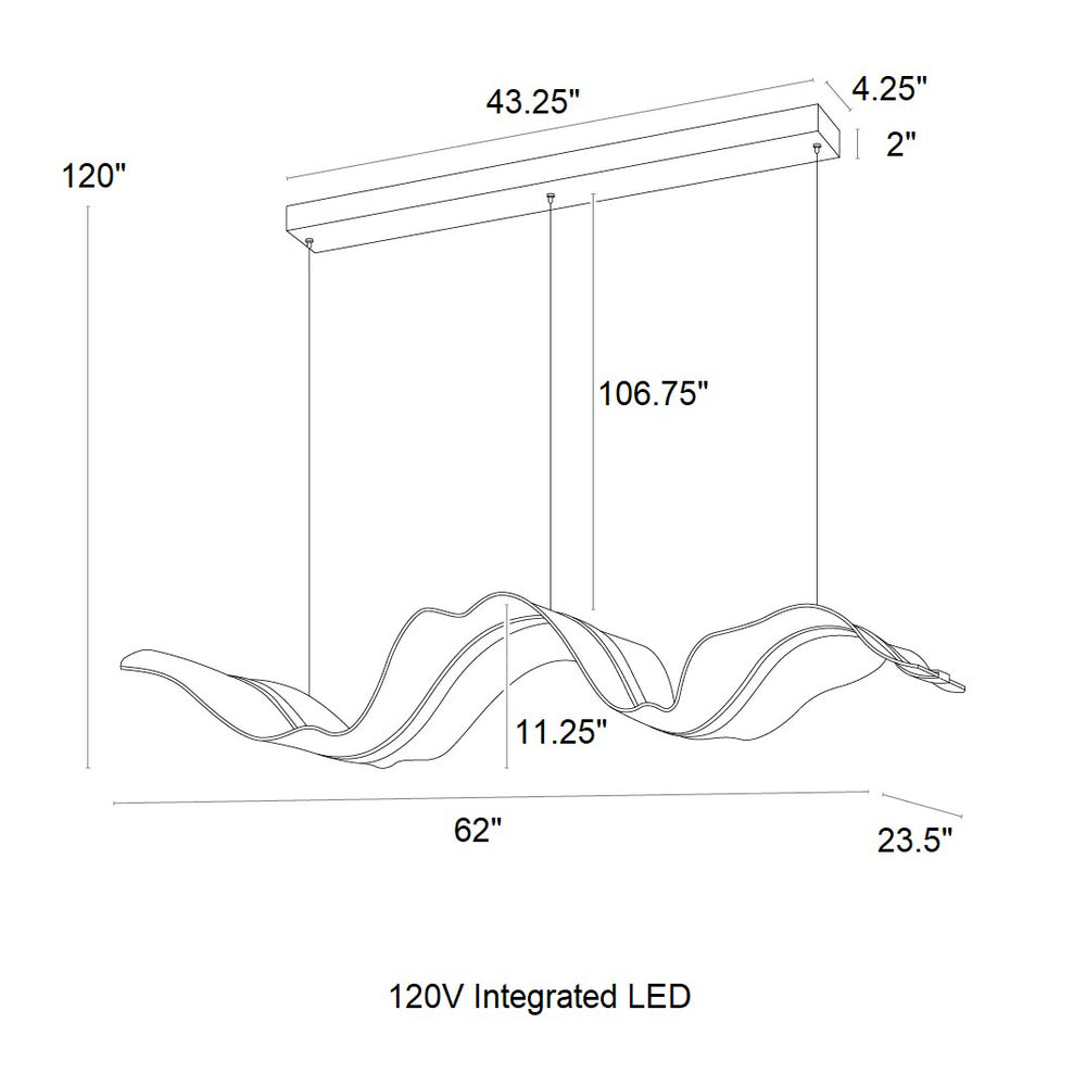 Alun LED Linear Suspension