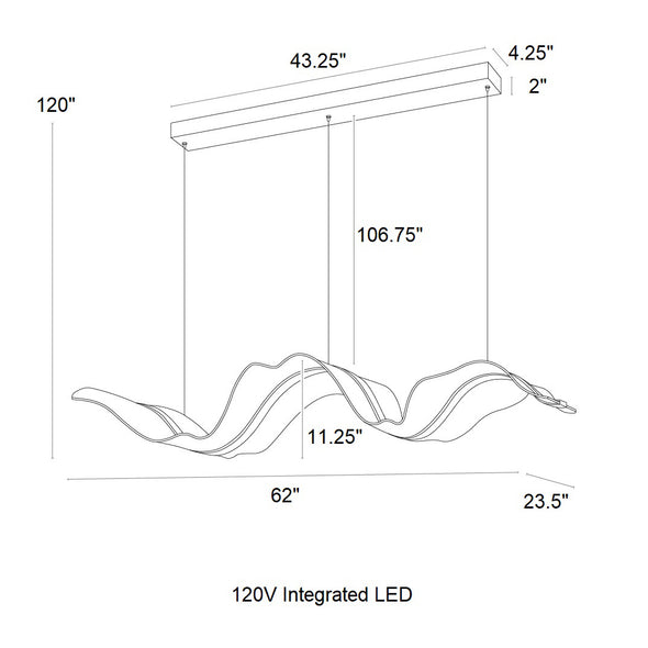 Alun LED Linear Suspension