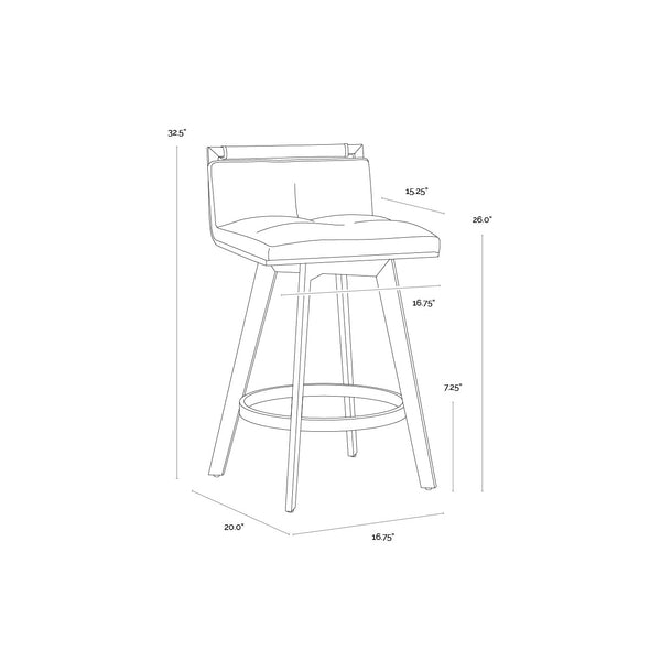 Arizona Swivel Counter Stool
