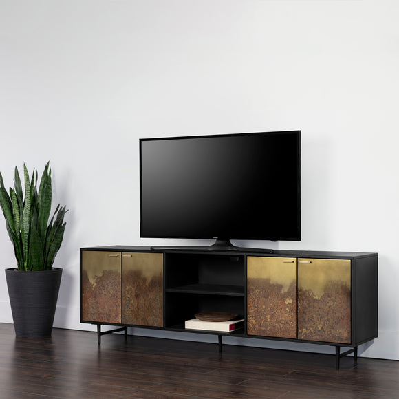 Auburn Media Console And Cabinet