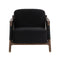 Calloway Lounge Armchair  option Abbington Black / Onyx / Brown