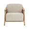 Calloway Lounge Armchair  option Santa Cruz Oatmeal / Nubuck Tan / Light Wash