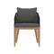 Capri Outdoor Dining Armchair  option Gracebay Grey / Dark Greymix Weave / Natural