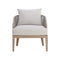 Capri Outdoor Lounge Chair  option Palazzo Cream / Greymix Weave / Drift Brown