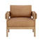 Carmichael Lounge Chair  option Ludlow Sesame Leather