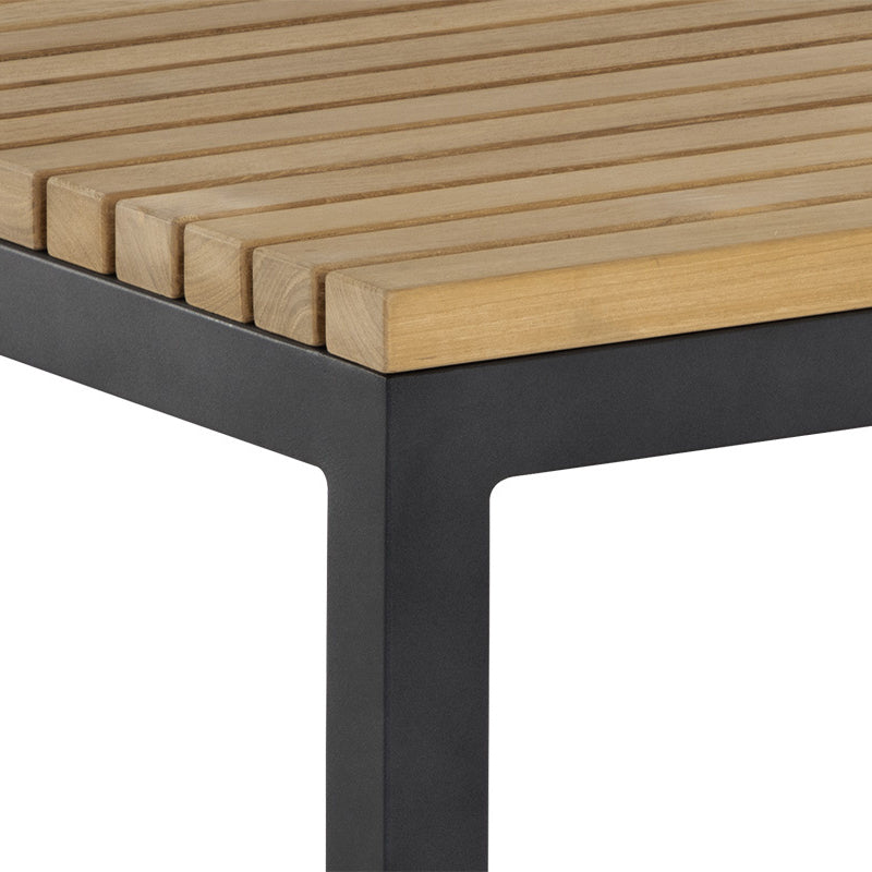 Geneve Outdoor C-Shaped End Table
