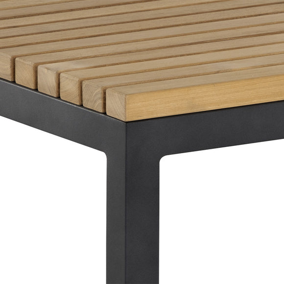 Geneve Outdoor C-Shaped End Table