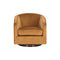 Hazel Swivel Lounge Armchair  option Gold Sky / Dark Bronze