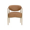 Heloise Dining Armchair  option Milliken Cognac