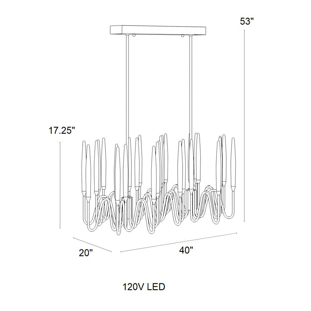 Hestia LED Linear Suspension