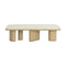 Hiro Bench  option Geralt Linen / Light Wash