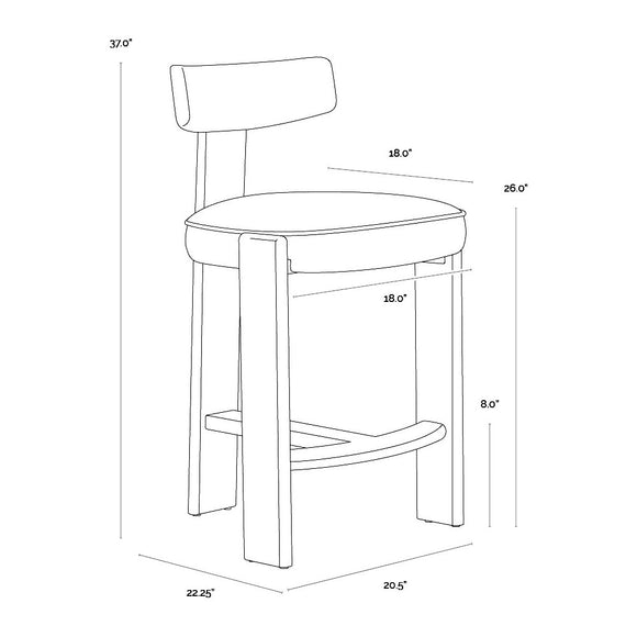 Horton Counter and Bar Stool