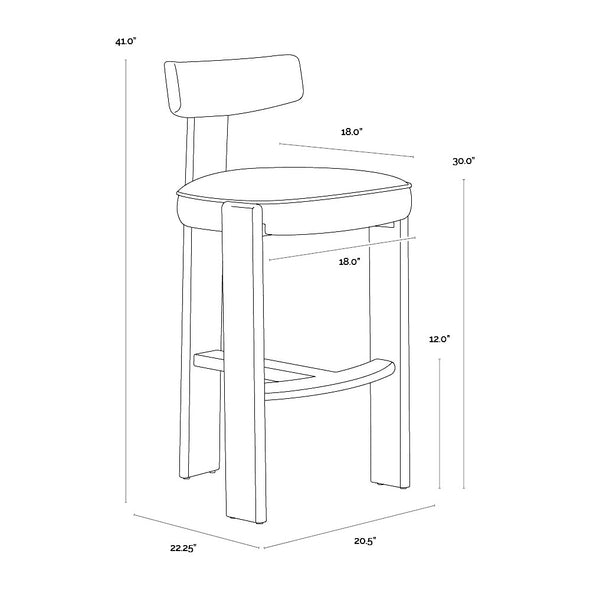 Horton Counter and Bar Stool