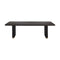 Kalla Rectangular Dining Table  option Charcoal