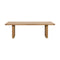 Kalla Rectangular Dining Table  option Rustic Oak