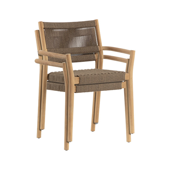 Kavala Outdoor Stackable Dining Armchair (Set of 2)