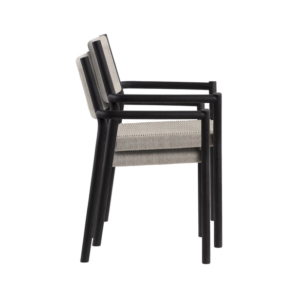 Kavala Outdoor Stackable Dining Armchair (Set of 2)