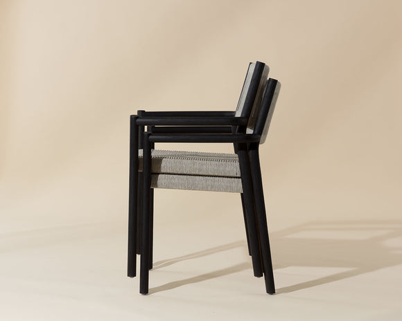 Kavala Outdoor Stackable Dining Armchair (Set of 2)