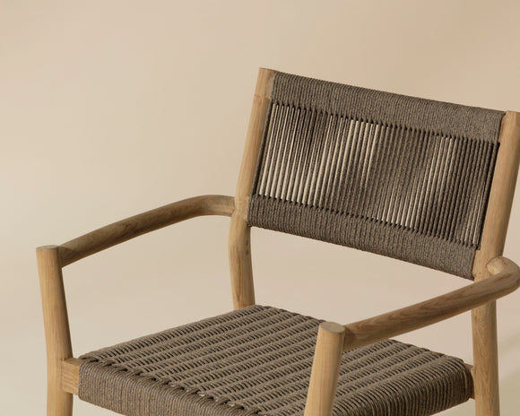 Kavala Outdoor Stackable Dining Armchair (Set of 2)