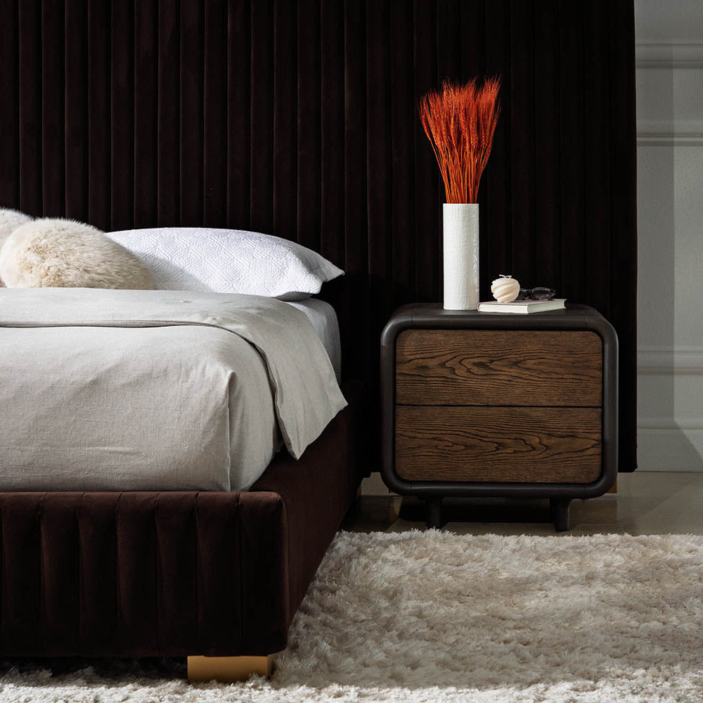 Koa 2-Drawer Nightstand