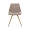 Lipa Dining Chair  option Antique Bronze with Belfast Oyster Shell / Porpoise