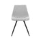 Lipa Dining Chair  option Black with Belfast Heather Grey / Rosemary