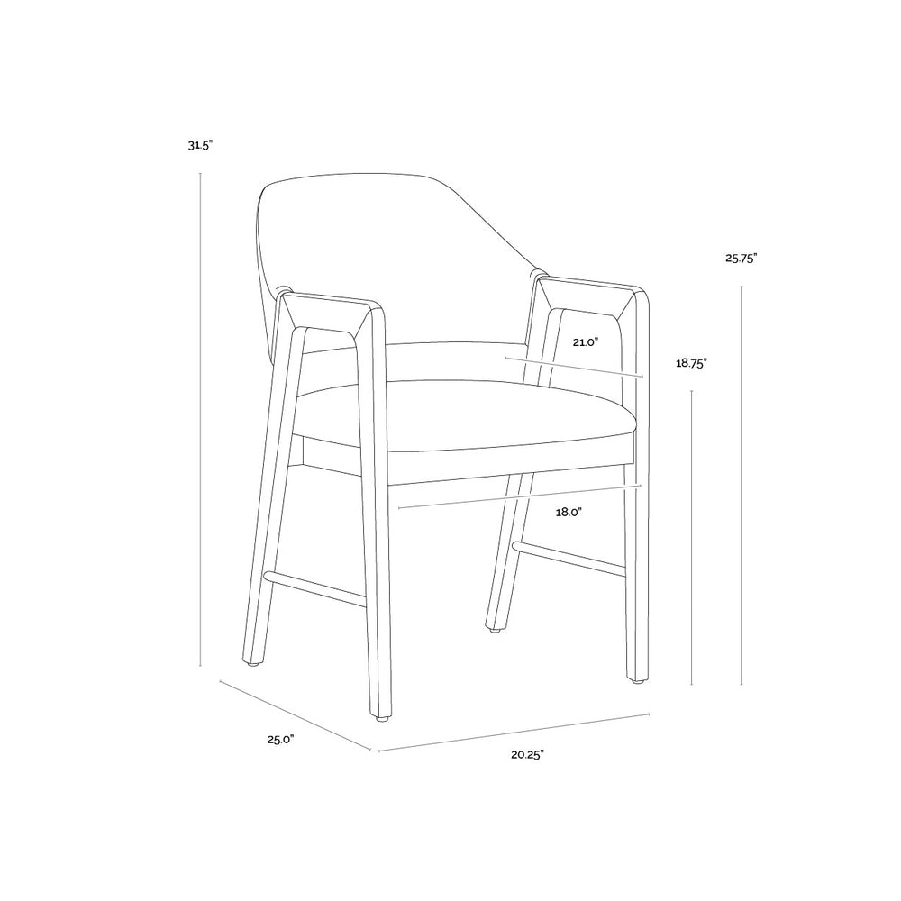 Milton Dining Armchair