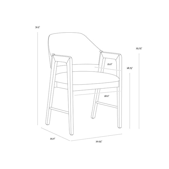 Milton Dining Armchair