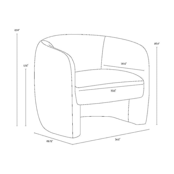 Mircea Lounge Armchair