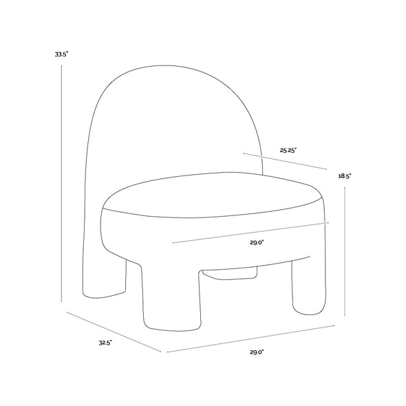 Myrtle Fully Upholstered Lounge Chair