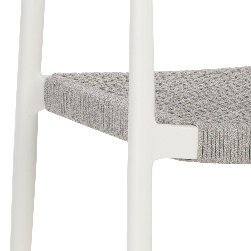 Nava Outdoor Stackable Dining Armchair (Set of 2)
