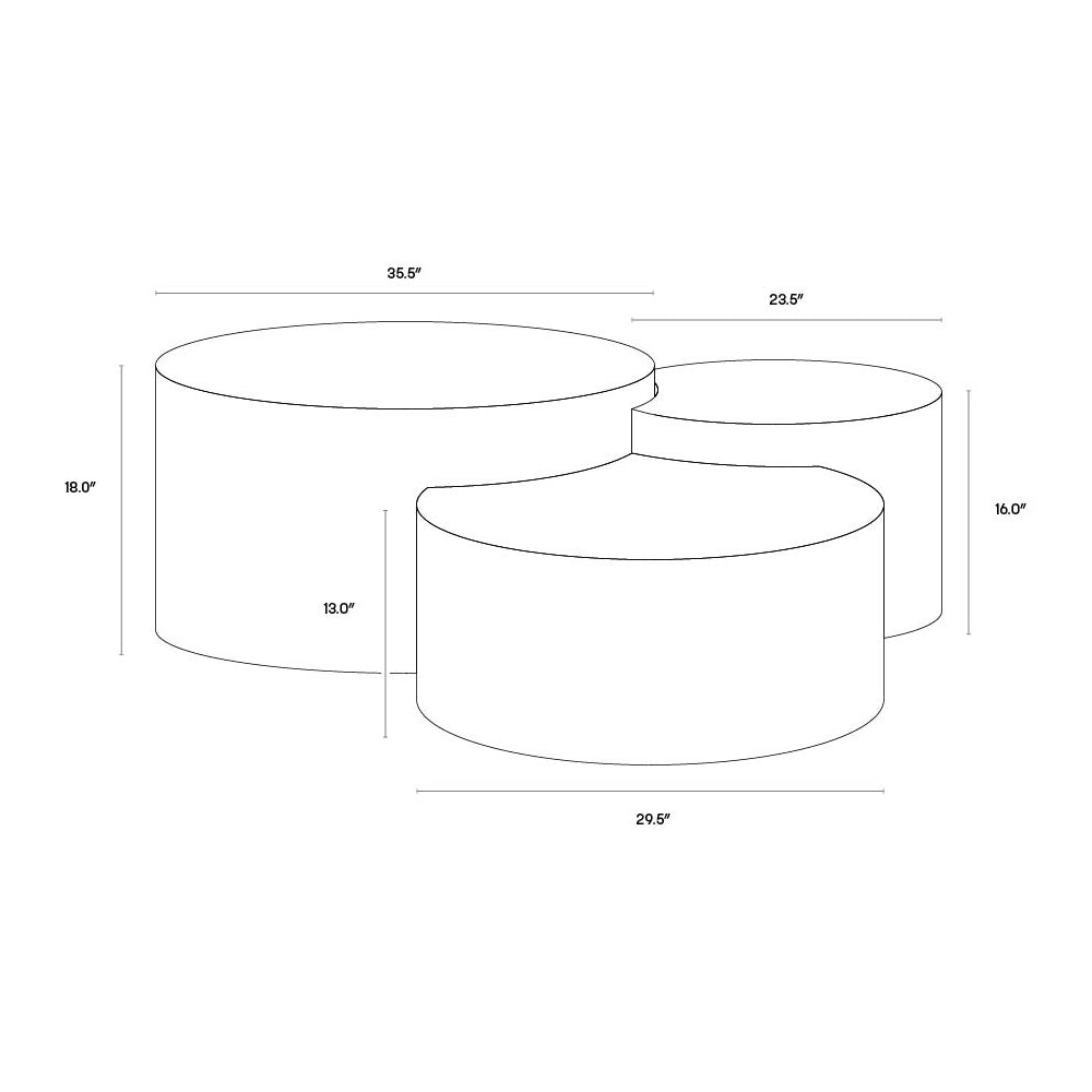 Neo Coffee Table (Set of 3)