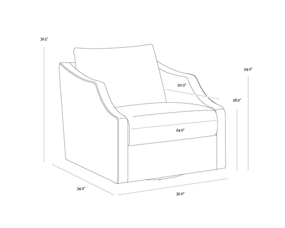 Orwell Swivel Lounge Chair