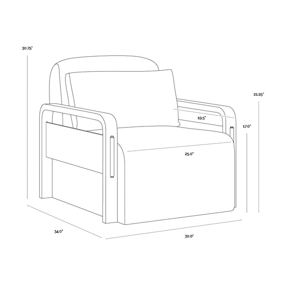 Otso Swivel Lounge Armchair