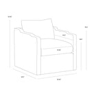 Roosevelt Swivel Lounge Chair