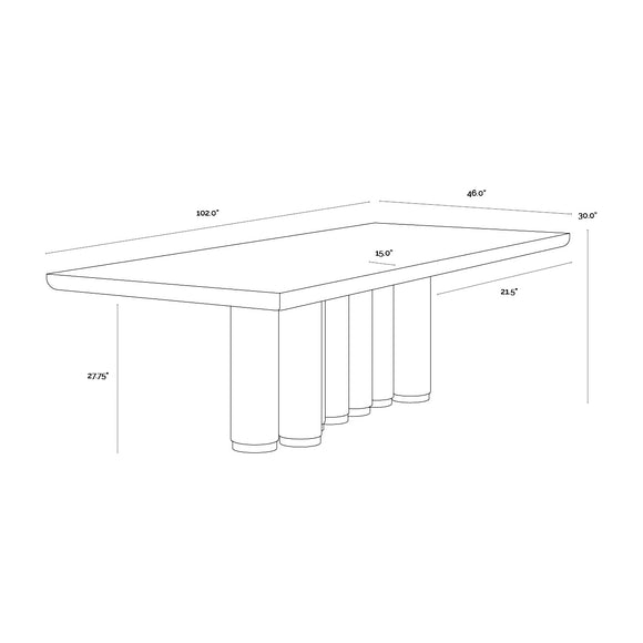 Salix Rectangular Dining Table