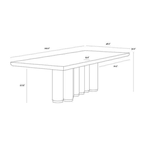 Salix Rectangular Dining Table