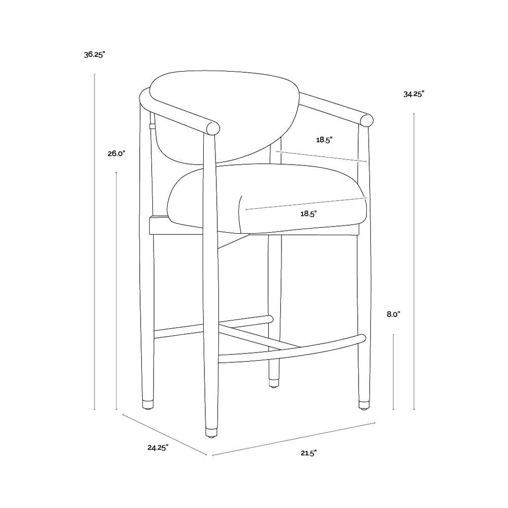 Sigrid Counter and Bar Stool