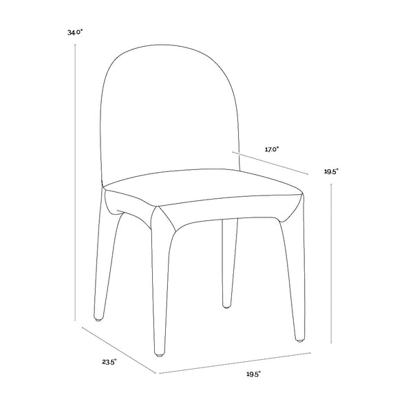 Tamina Fully Upholstered Dining Chair