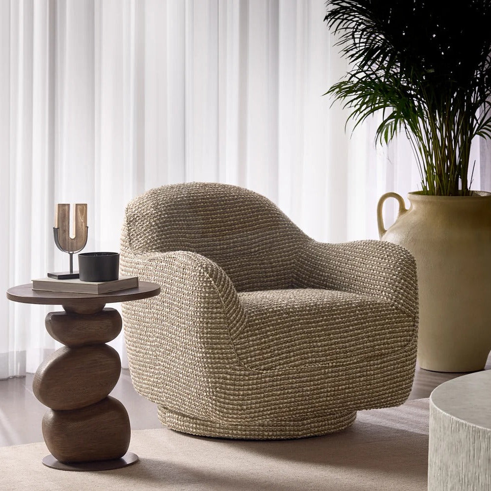 Tesoro Swivel Lounge Armchair