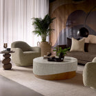 Tesoro Swivel Lounge Armchair