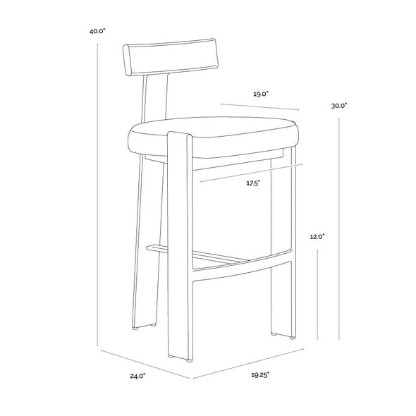Titan Bar and Counter Stool