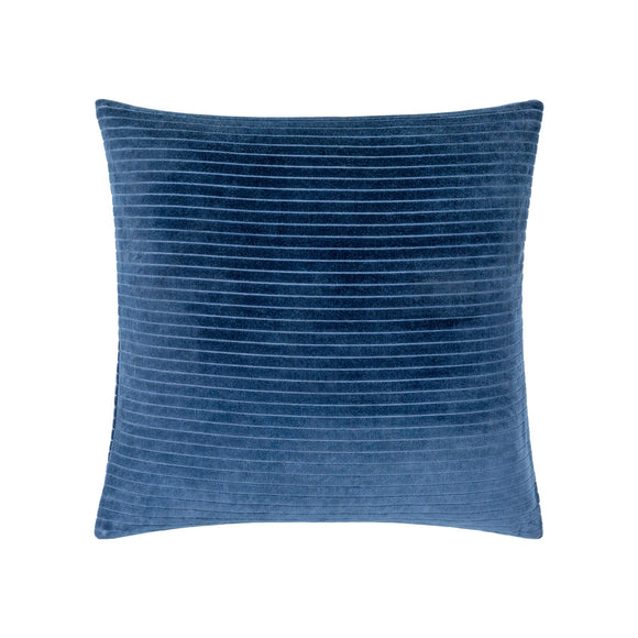 Cotton Velvet Stripes Throw Pillow
