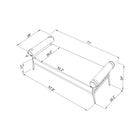 Antibes Outdoor Bench