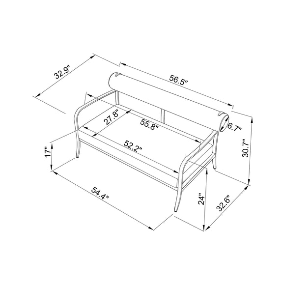 Antibes Outdoor Loveseat