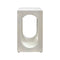 Asner End Table  option White