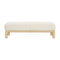 Bradly Bench  option Light Beige / Beige